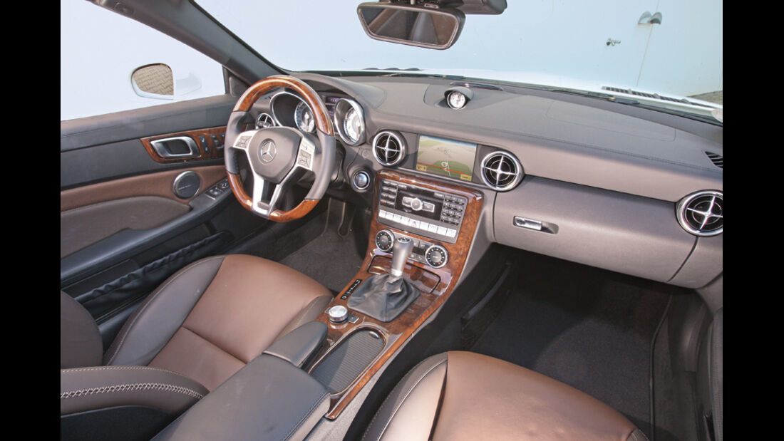 Mercedes SLK 350, Innenraum, Cockpit