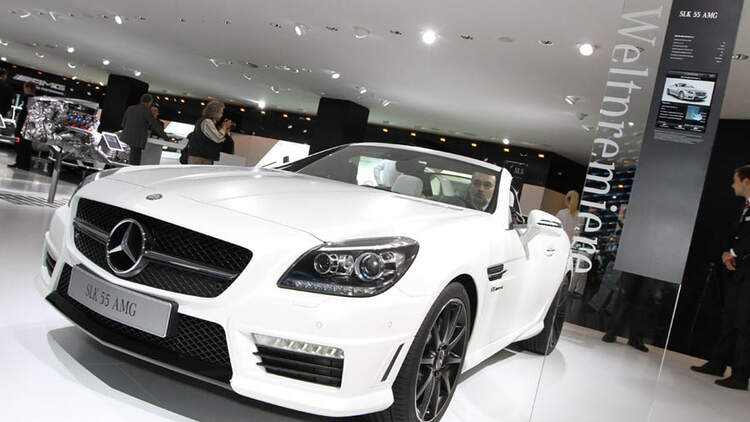 Mercedes Slk 55 Amg Roadster Mit Barenstarkem V8 Auto Motor Und Sport