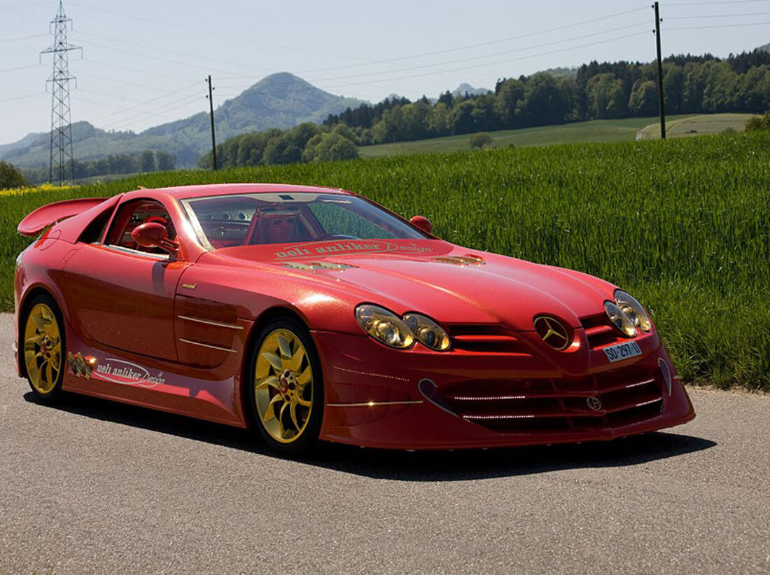 Mercedes Benz SLR MCLAREN 999 Red