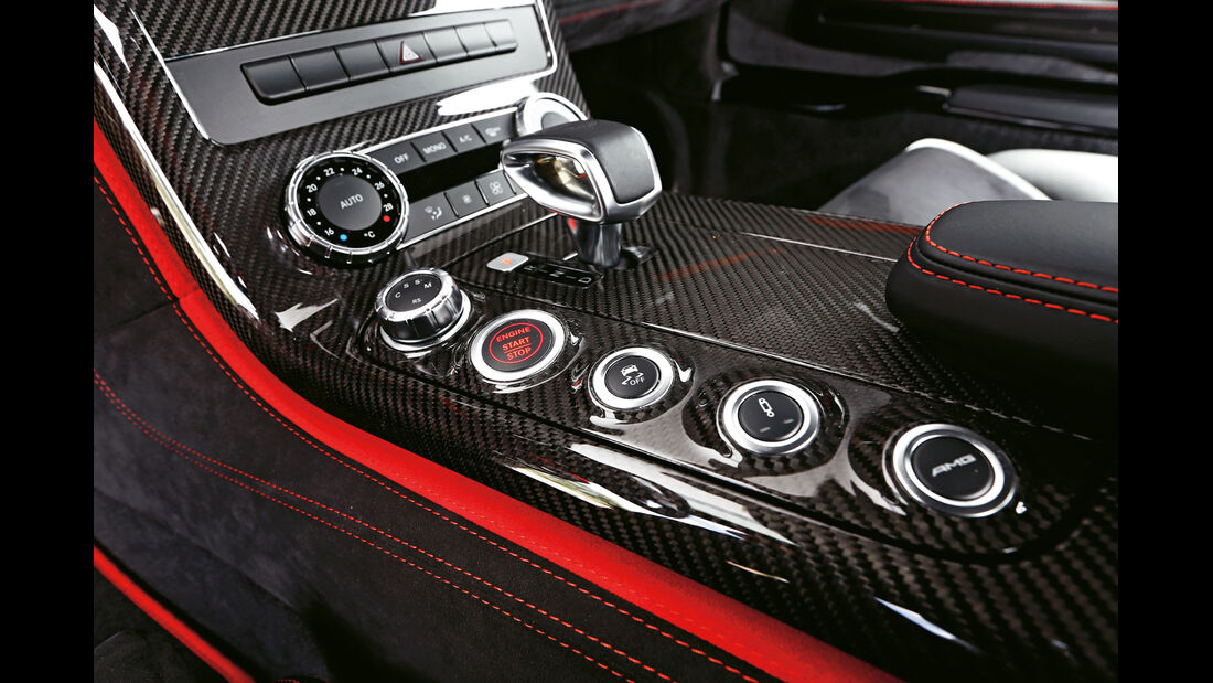 Mercedes SLS AMG Black Series, Bedienelemente