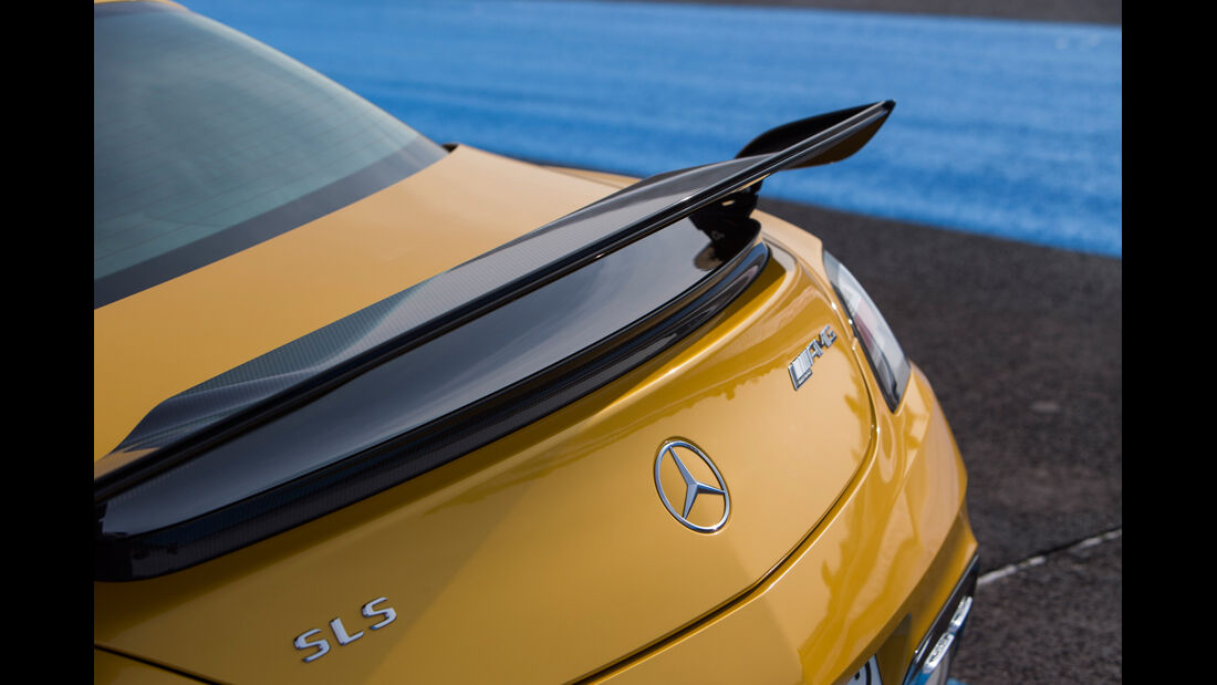 Mercedes SLS AMG Black Series, Heckspoiler, Heckschürze