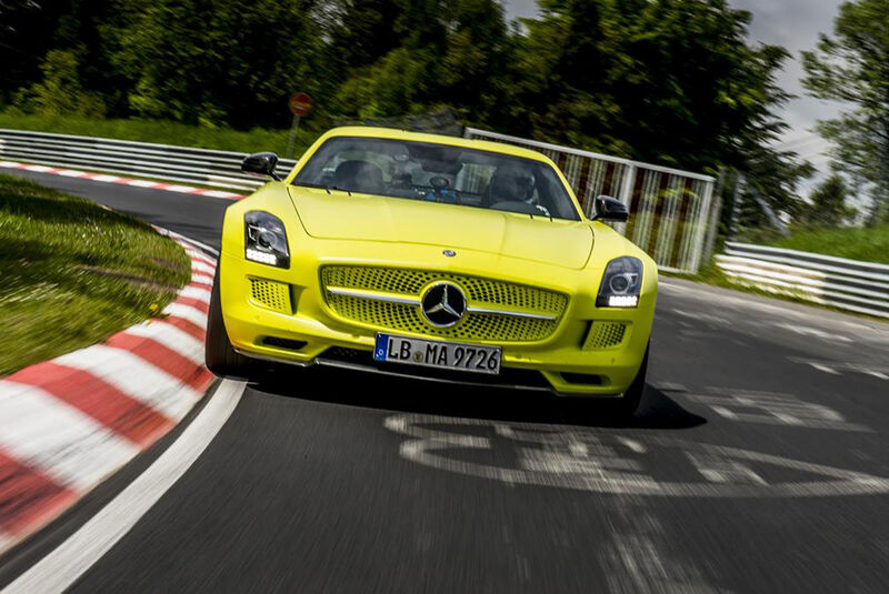 Mercedes SLS AMG Electric Drive Nürburgring Nordschleifenrekord