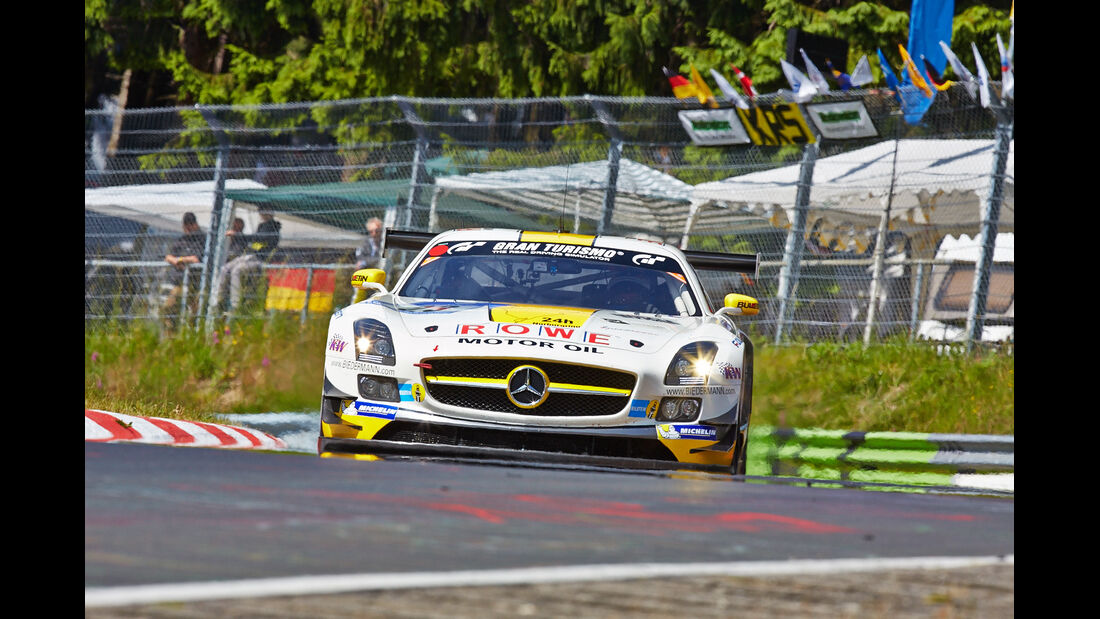 Mercedes SLS AMG GT - Rowe Racing - Impressionen - 24h-Rennen Nürburgring 2014 - #2 - Qualifikation 1
