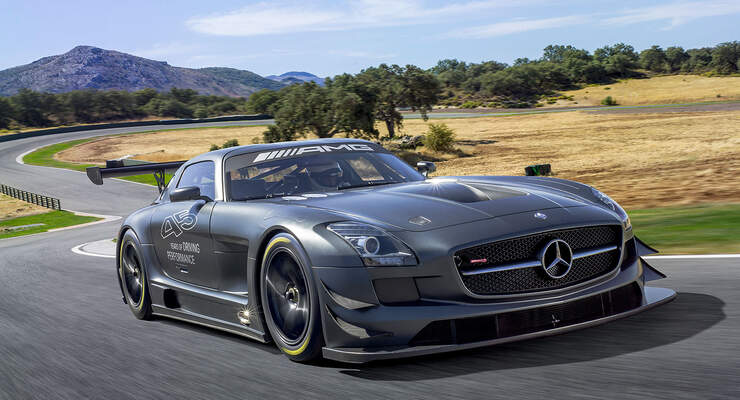 mercedes sls amg gt3 45th anniversary