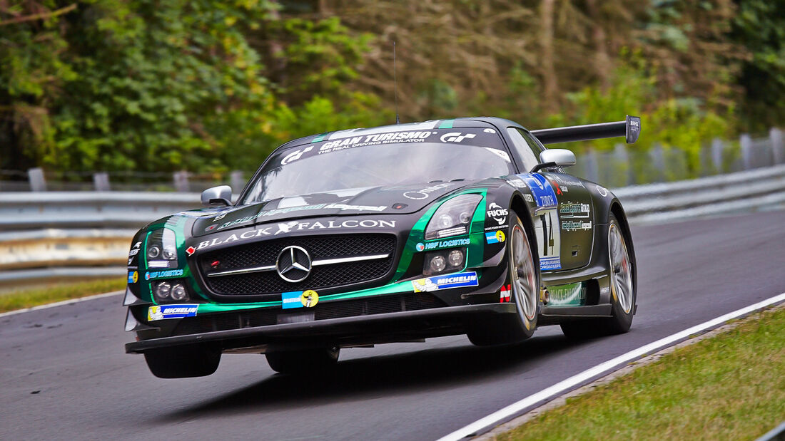 Mercedes SLS AMG GT3 - Black Falcon - 24h-Rennen Nürburgring 2014 - Top-30-Qualifying