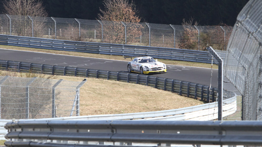 Mercedes SLS AMG GT3, ROWE Racing, Rennwagen, Nürburgring