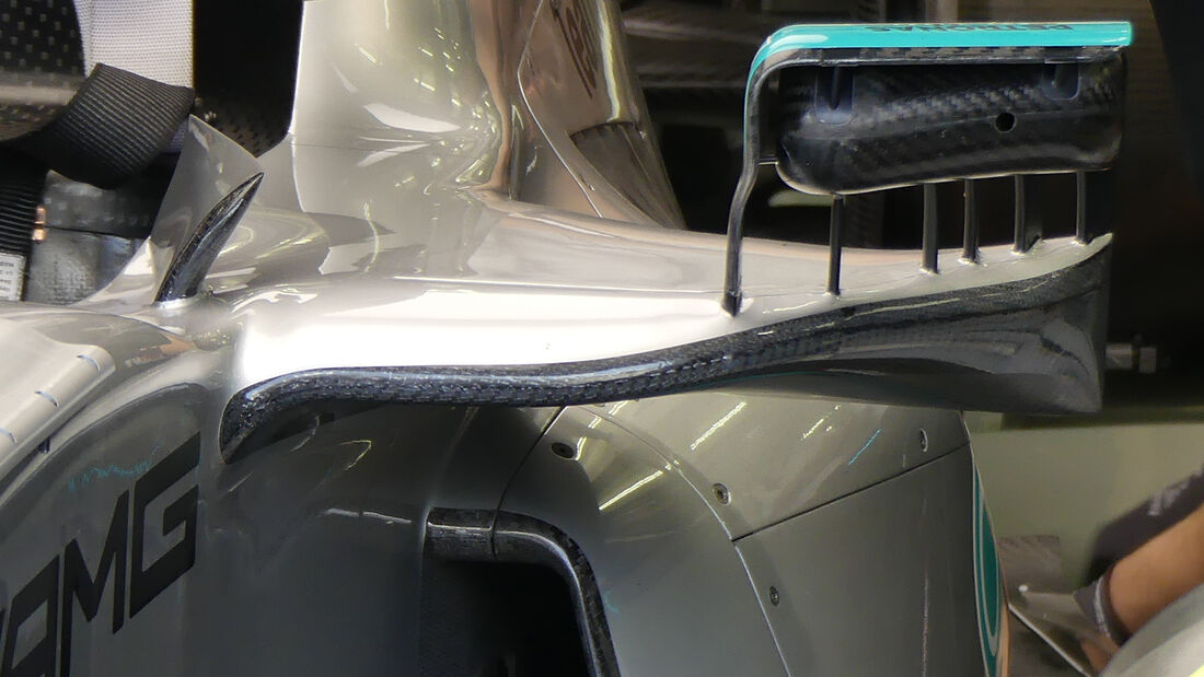 Mercedes - Spiegel - F1-Technik - Bahrain 2022