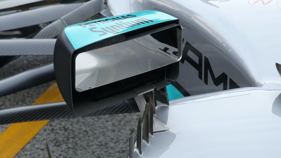 Größere Spiegel in Formel 1 für 2023
