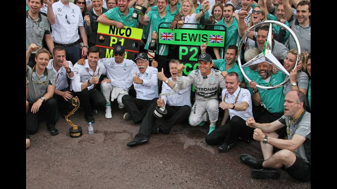Mercedes Team  - Formel 1 - GP Monaco - 25. Mai 2014
