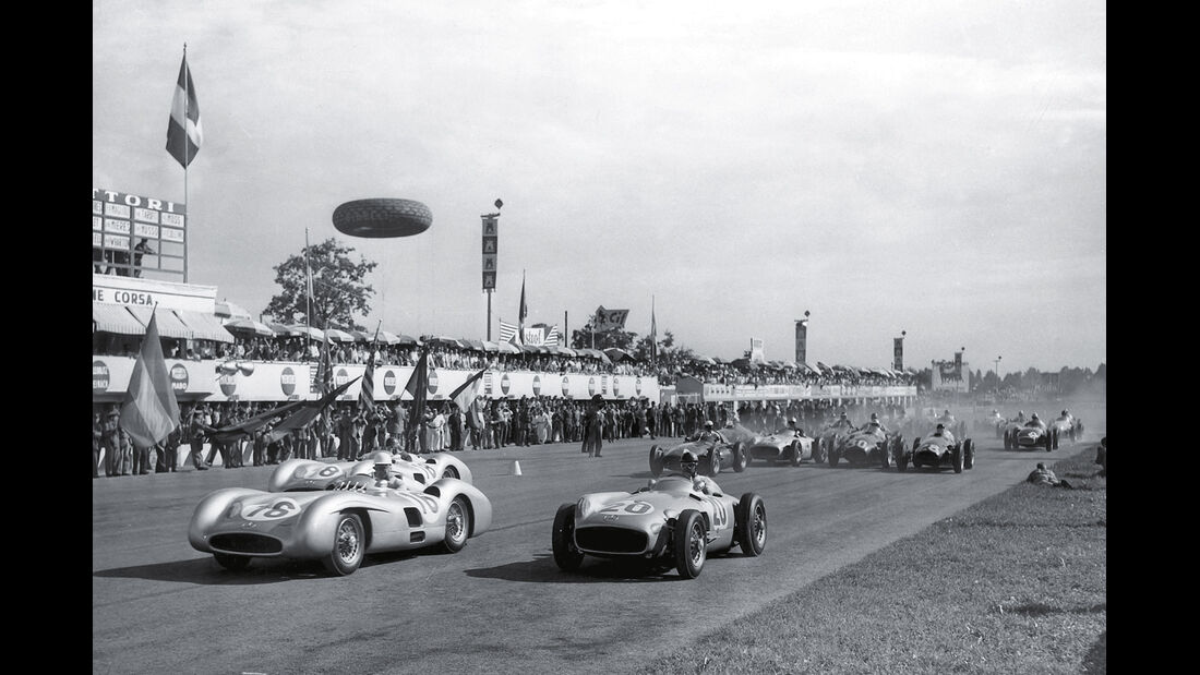 Mercedes-Team, Moss, Fangio, Kling