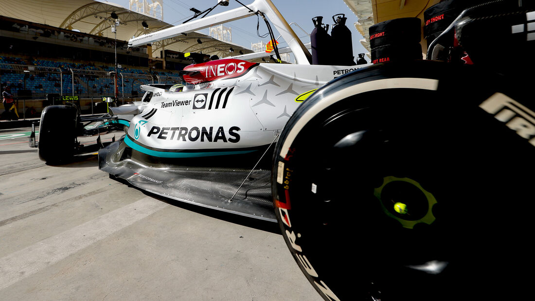 Mercedes-Technik - GP Bahrain 2022