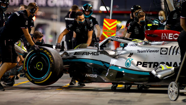 Mercedes-Technik - GP Bahrain 2022