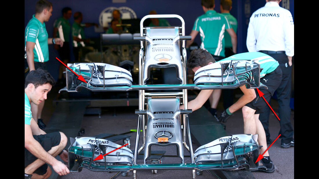 Mercedes - Technik - GP Monaco 2014