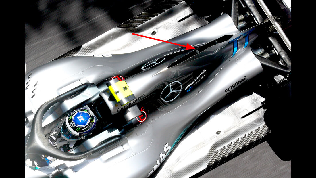 Mercedes - Technik - GP Monaco 2018