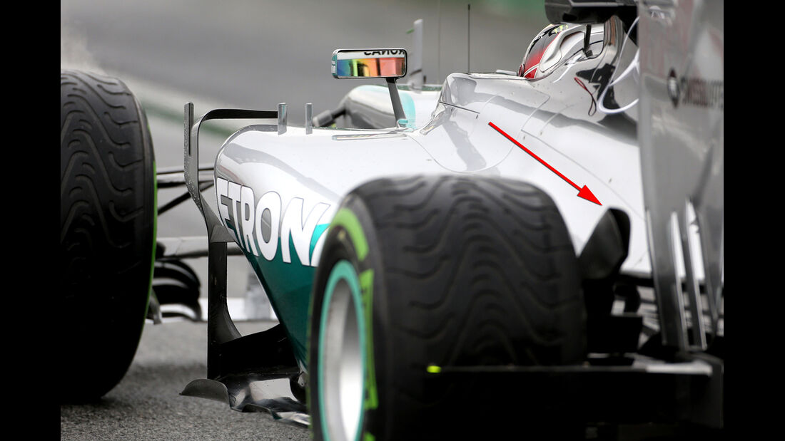 Mercedes - Technik - GP Spanien 2014