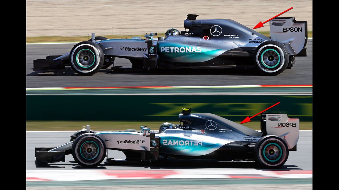 Mercedes - Technik - GP Spanien 2015