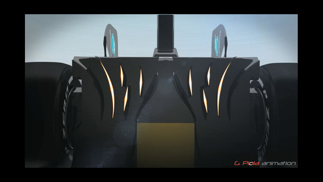 Mercedes Unterboden - Piola Animation - F1 - 2015