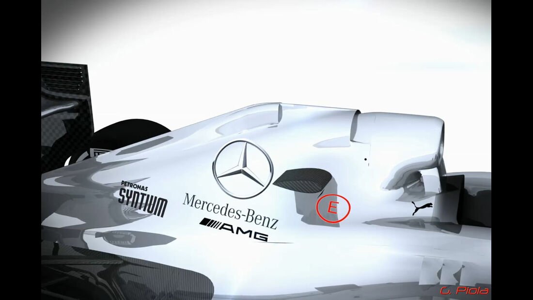 Mercedes - Update GP Deutschland 2013 - Piola Technik