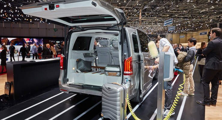 Mercedes V-Klasse Concept V-ision e auf dem Autosalon Genf