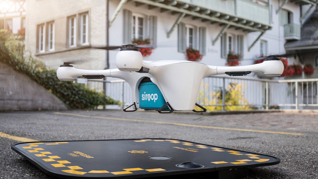 Mercedes Vans and Drones Pilotprojekt Zürich 2017