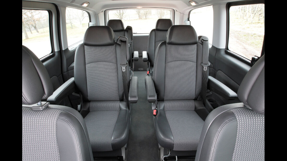 Mercedes Viano 2.2 CDI 4matic, Sitzreihen, Rücksitze