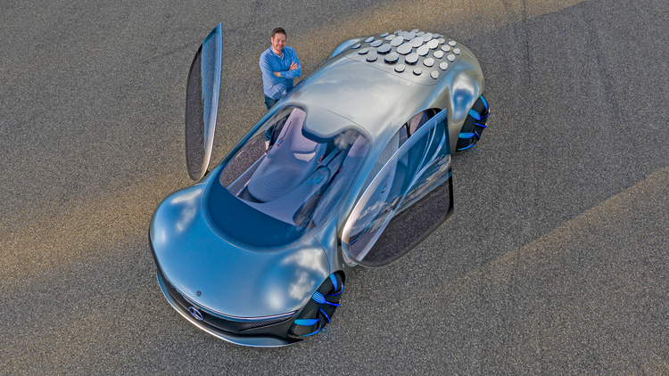 Mitfahrt Im Mercedes Vision Avtr Krebsgang Auf Kugelradern Auto Motor Und Sport