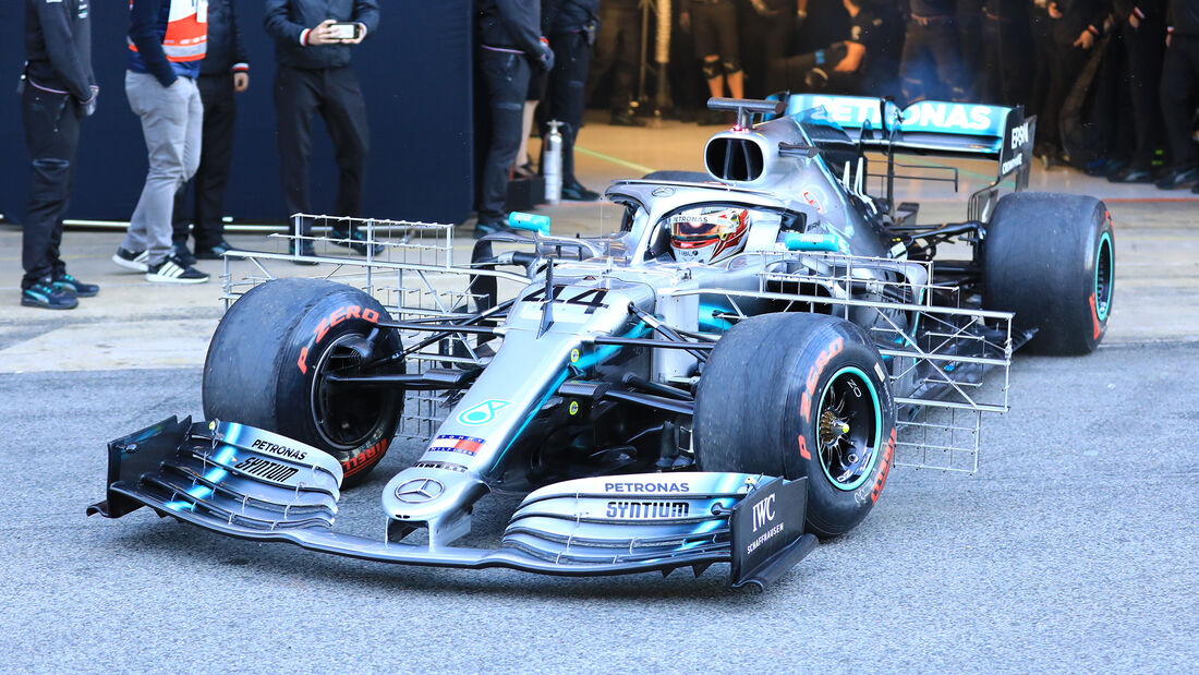 Mercedes W10 - Technik - Barcelona - F1-Test - 26. Februar 2019