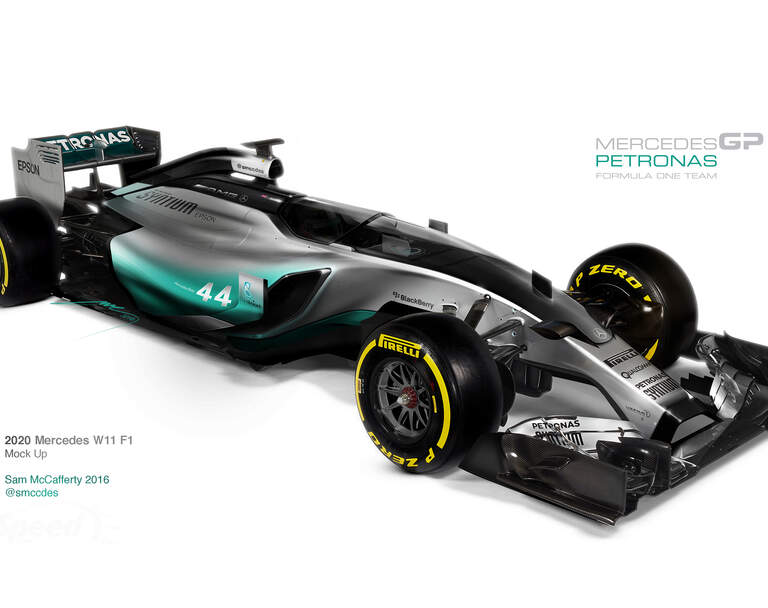 F1 Concept Mercedes W11 Fur 2020 Auto Motor Und Sport