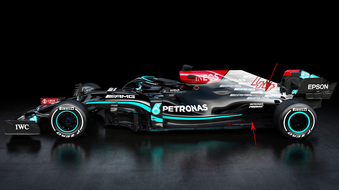 Mercedes  W12 - Formel 1 - Technik - 2021