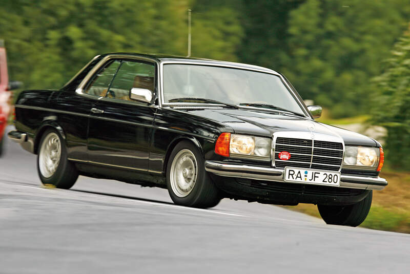 Mercedes W123 Coupé, Frontansicht