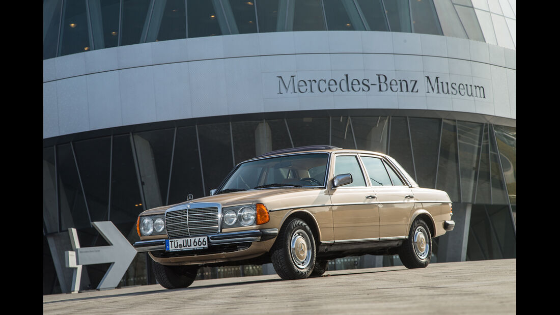 Mercedes W123, Seitenansicht
