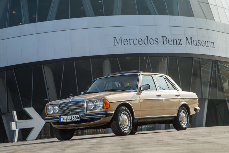 Mercedes W123, Seitenansicht