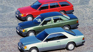 Mercedes W124 Modellpalette