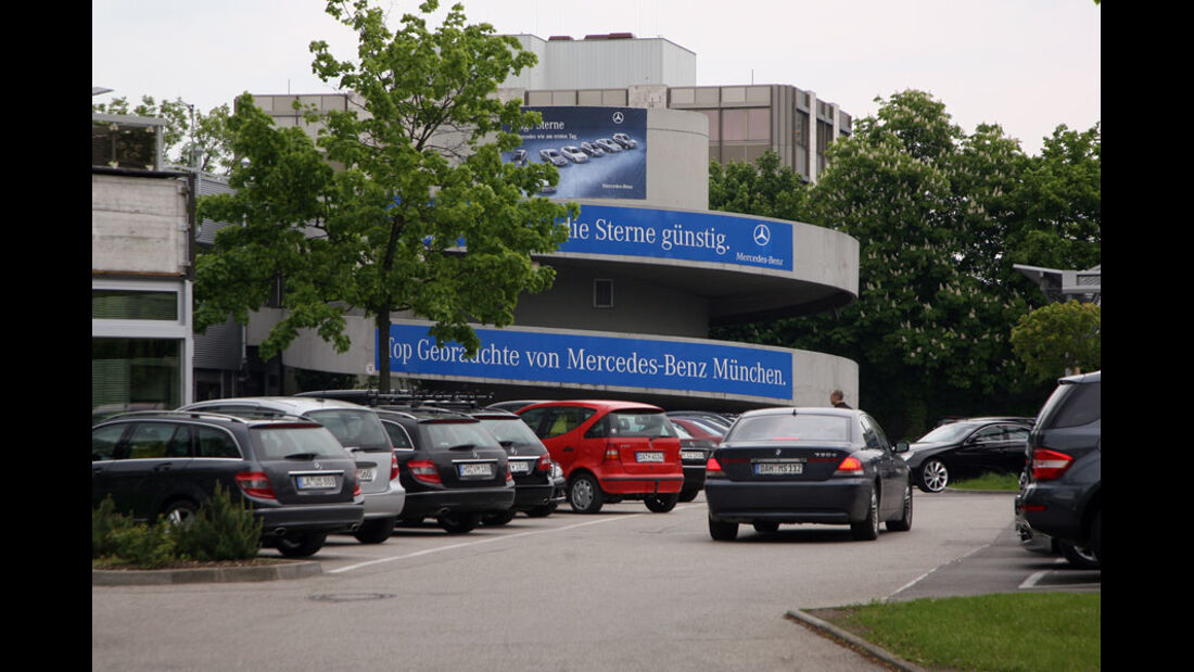 Mercedes-Werkstatt, Mercedes-Niederlassung München