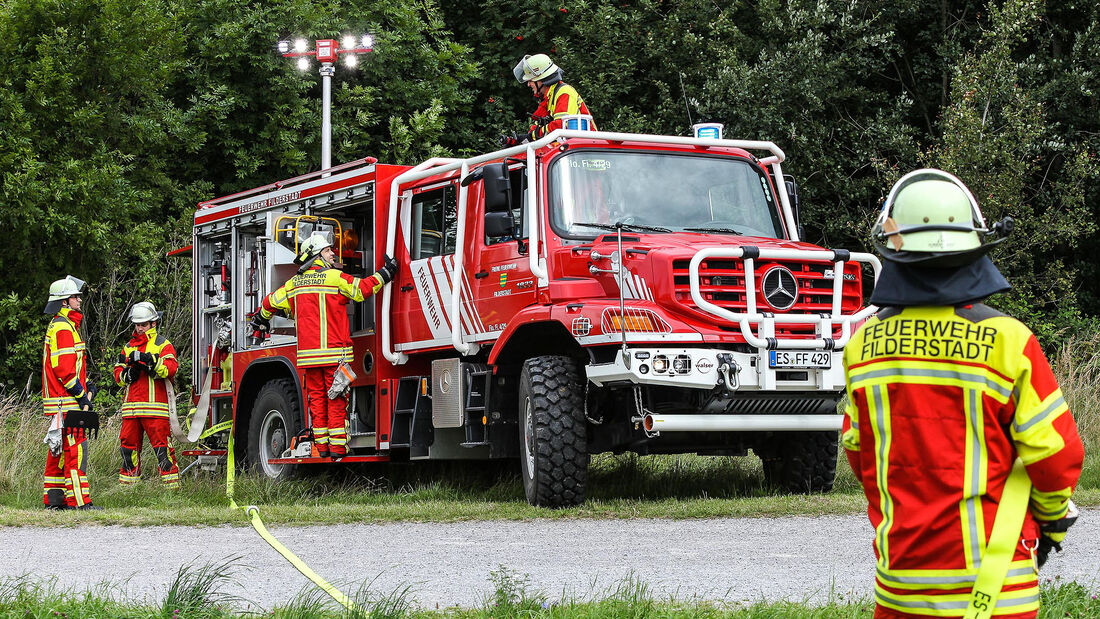 Mercedes Zetros Löschfahrzeug Paul Nutzfahrzeuge S-TLF Feuerwehr Filderstadt