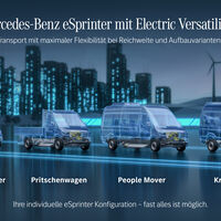 Mercedes eSprinter Electric Versatility Platform