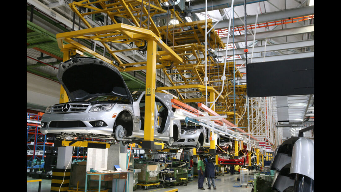 Mercedes in Afrika, Mercedes-Fabrik, Mercedes-Werk, C-Klasse-Fertigung