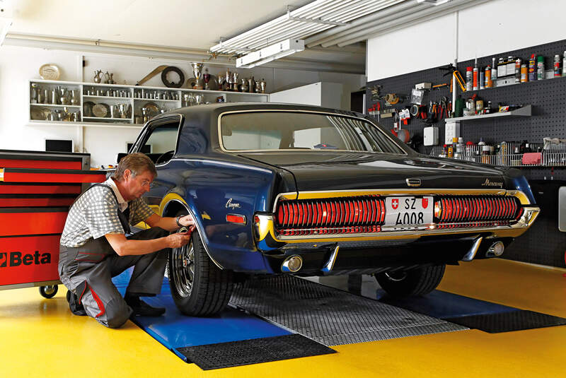 Mercury Cougar, Heckansicht, Walter Petrig