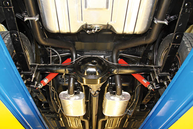 Mercury Cougar, Unterboden, Auspuffanlage