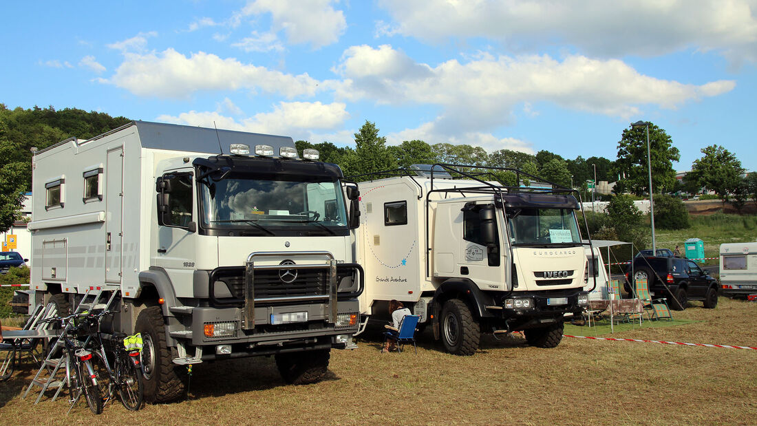 Messe Abenteuer Allrad Bad Kissingen 2015 – Wohnmobile in der Camp-Area