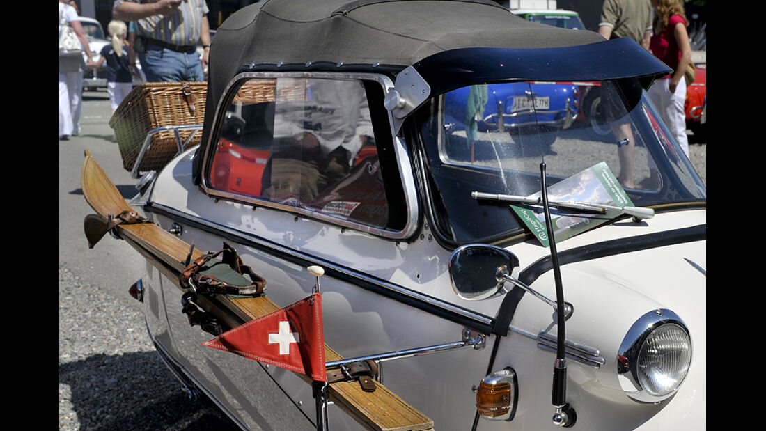 Messerschmitt Kabinenroller auf der Klassikwelt Bodensee