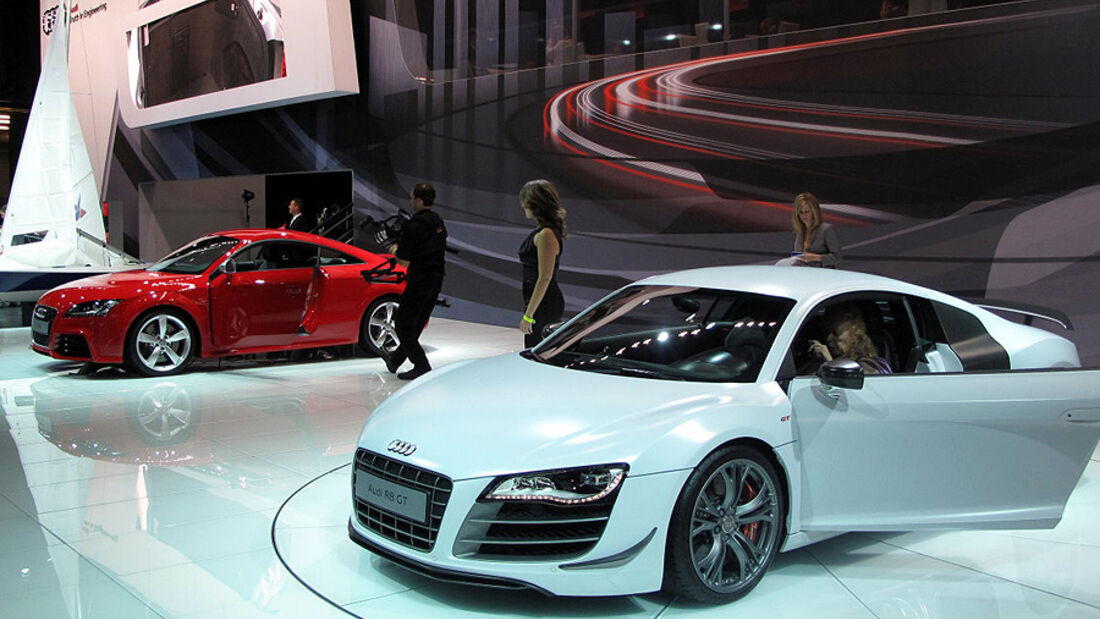 Messestand von Audi