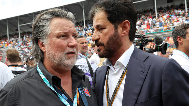 Michael Andretti & Mohammed ben Sulayem - F1 2022