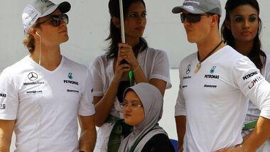 Michael Schumache & Nico Rosberg