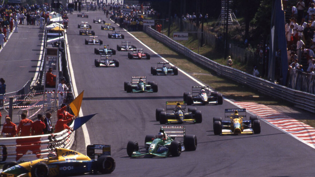 Michael Schumacher 1991 Spa GP Belgien Debüt