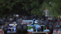 Michael Schumacher - Benetton-Ford B194 - Ayrton Senna - Williams FW16 - GP San Marino 1994 - Imola