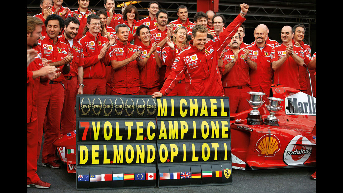 Michael Schumacher - Ferrari - GP Belgien 2004