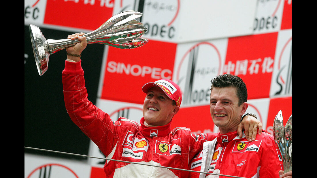 Michael Schumacher GP China 2006 Podium