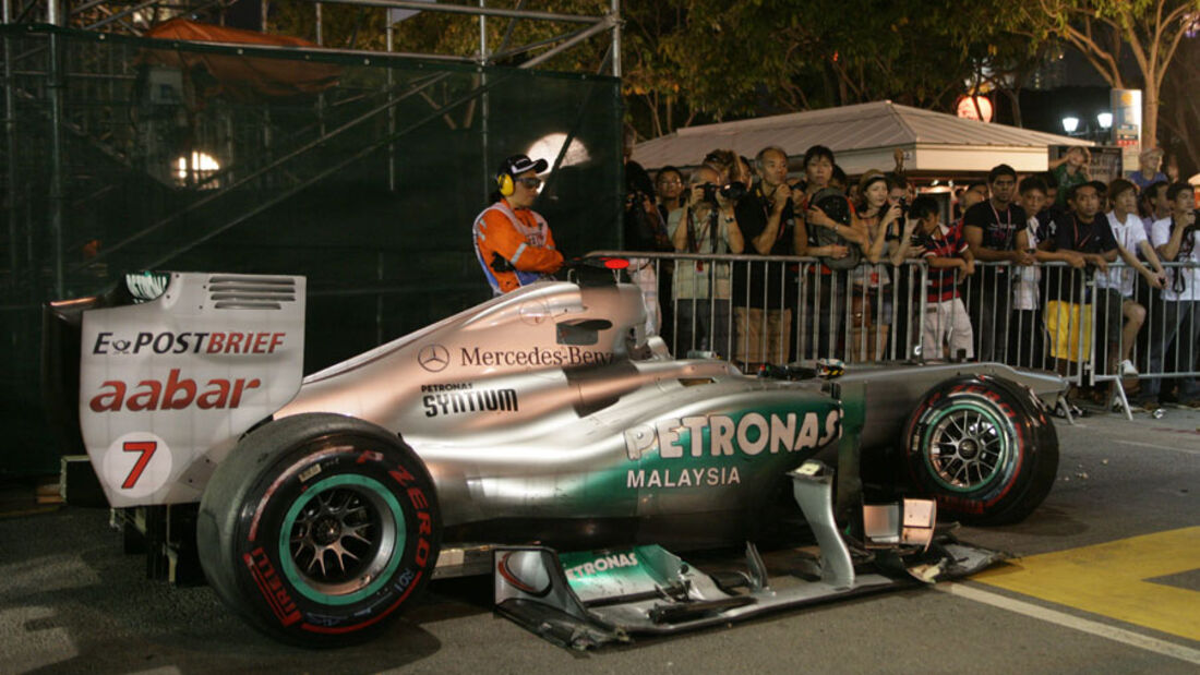 Michael Schumacher GP Singapur 2011