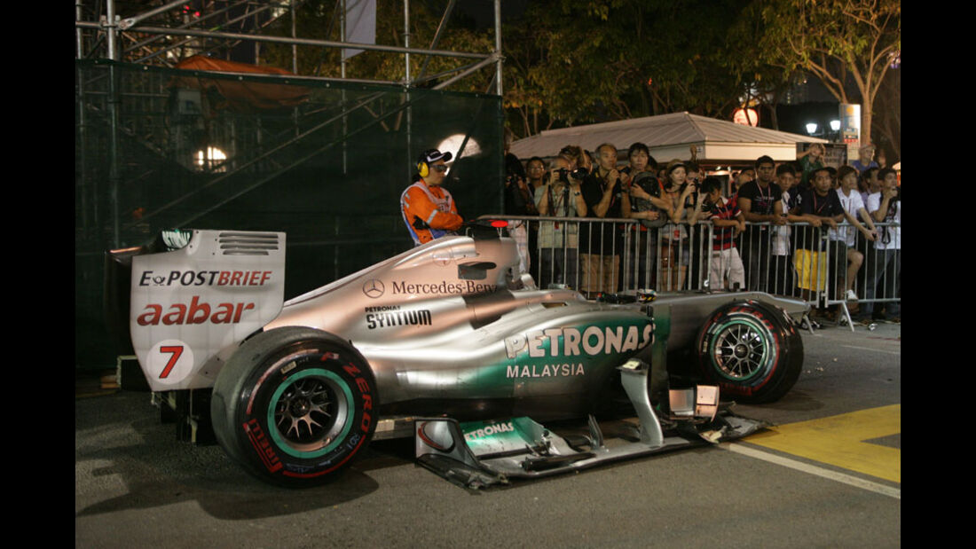 Michael Schumacher GP Singapur 2011
